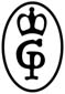 Hand Stamp for British Proof Mark,
blackpowder proof mark for muzzleloading barrels, 
hardened steel, made in the USA,
by Track of the Wolf, Inc.